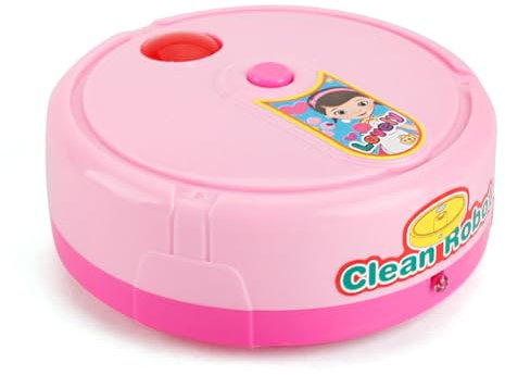 Staubsaugerroboter | Saugroboter Für Kinder - Vakuum Spielen Mit Lichtern Realistische Fingi Rollenspiele Für Die Reinigung Zu Hause Staubsauger Spielzeug Für Kinder Mädchen Ra