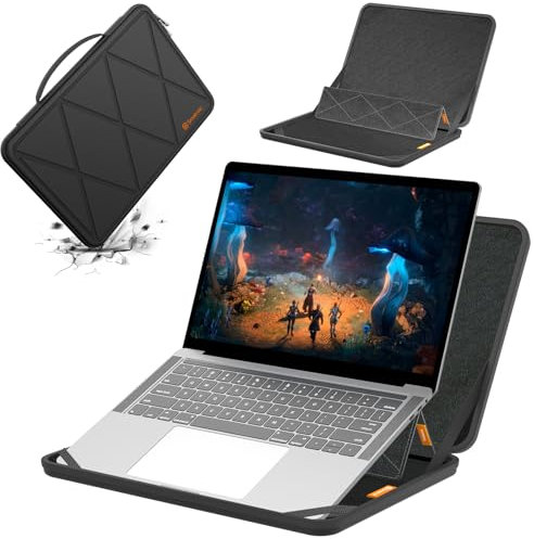 Smatree MS134 Hard EVA Protective Sleeve Case with Stand Compatible for 18 inch Alienware 18 Area-51 Gaming Laptop, for Alienware m18/m18 R2 Gaming Laptop, Waterproof Slim Sleeve Case