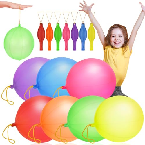 AOOSU Punch Ballons, Riesenballons für Party-Ballon, einfach aufzublasen, ideale Partytütenfüller, für geburtstage, große Ballon-Spielzeit 21 Stück
