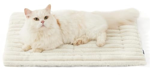 bergxperten Fellvio Selbstheizende Katzenmatte und Hundedecke waschbar wärmende Haustierdecke mit Rutschfester Unterseite für Katzenbett und Hundebett