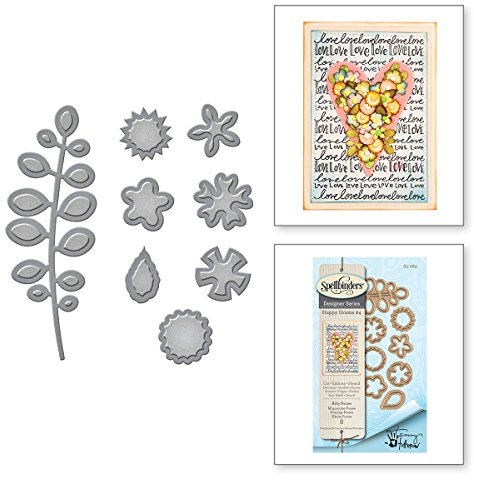 Spellbinders Bitty Posies Shapeabilities Die, Brown