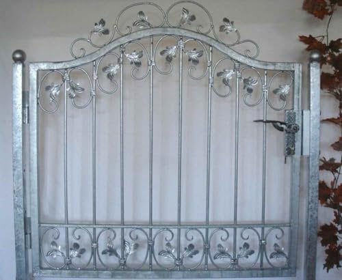 Gartentür Tür Tor Schmiedeeisen Pforte Metall Monaco-GT100/100S Feuer Verzinkt 100 cm 1.0m