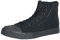 Black Premium by EMP Unisex Schwarze Sneaker mit Reißverschluss EU39