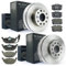 Bremsen/BREMSSCHEIBEN + BREMSBELÄGE VORNE + HINTEN NB PARTS GERMANY 10042826