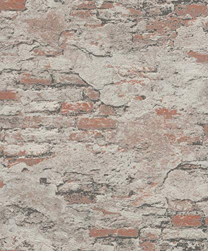 Rasch Tapeten Vliestapete (modern) Braun Grau 10,05 m x 0,53 m Tapetenwechsel 625554