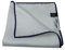 Avantgarde - Pochette Uomo da Tasca Bianca Man Handkerchief Seta Silk Bordo Diversi Colori (Taglia Unica, Blu Navy)