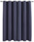 vidaXL Vorhang Verdunkelung mit Metallösen Verdunkelungsvorhang Kräuselband Ösen Schlaufe Thermo Gardine Blickdicht Anthrazit 290x245cm