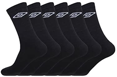 Umbro Homme Chaussettes Umb/1/Tenx6, Noir, 39-42 EU