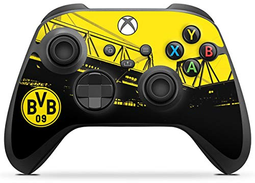 DeinDesign Skin kompatibel mit Microsoft Xbox Series X Controller Folie Sticker Borussia Dortmund BVB Fanartikel