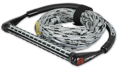 O'Brien Poly E Wake Surfseil-Kombination, 4 Abschnitte, Schwarz