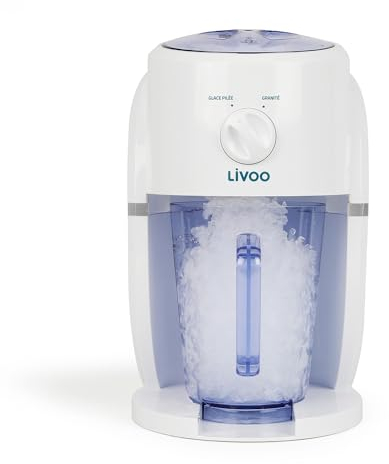 Appareil 2 en 1 granités et glace pilée - Pour cocktails ou boissons rafraîchissantes - 1,1 litre DOM430