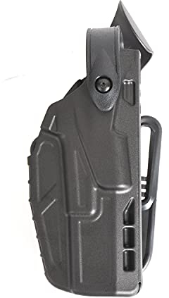 Safariland 7367 7TS (ALS/SLS) Dienstholster, Ausschnitt für Korn/Version 3 (50 mm), schwarz, rechts, Walther P99Q/PPQ/P99