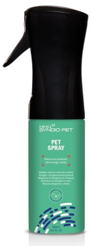 HEIQ SYNBIO CARE Pet Spray - Probiotico, elimina allergeni e odori dagli Animali Domestici. Conf. 180 ml.