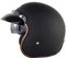Vintage Retro Motorrad Jethelm Eingebautes Visier Jethelm 3/4 Helm DOT ECE Zertifiziert Cruiser Chopper Scooter Pilot Jethelm Moped Sturzhelm,F-M=（57~58cm）
