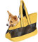 PETCUTE Haustier Handtasche,Atmungsaktiv Hundetragetasche Handtasche mit Sicherheitsleine,Faltbare Reise Schultertasche Haustier Tragetasche für Welpen Kleine Hunde Katzen,Abnehmbares Polster