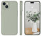 WXX für iPhone 15 Hülle Silikon Case, Handyhülle für iPhone 15 Ultra Dünn mit Microfiber, Flüssig Silikon Gel Gummi Kratzfeste Schutzhülle Matt Hülle für iPhone 15 6.1'' 2023 Kupfer Grün