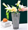 Jarrón de cristal de 23 cm, jarrón de flores de cristal transparente grueso, jarrón decorativo grande, arreglo floral, adorno hidropónico para mesa de comedor en casa, regalo para bodas, fiestas de