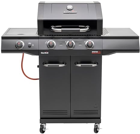Char-Broil Barbacoa de Gas Advantage CORE B 3 - Barbacoa a gas con 3 quemadores y TRU-Infrared Technology, quemador lateral, rejillas de hierro fundido