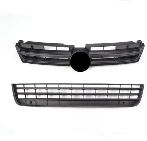 DRYFAL Auto Frontstoßstange Kühlergrill Für VW Touareg 2011-2014, Haube Kühlergrill Grill, Stoßfängergrill Ersatz Autoteile