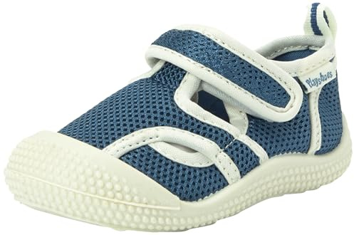 Playshoes Bathing Shoes Aqua, Denim Blue mesh, 12.5 UK Child