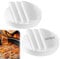 200 Stück Backpapier Rund, Ø28cm Airfryer Backpapier Zuschnitte für Heißluftfritteuse, Antihaftbeschichtet Backpapier Wiederverwendbar, Für Pizza, Ofen, Luftfritteuse, Bratpfanne, Grill(Weiß)
