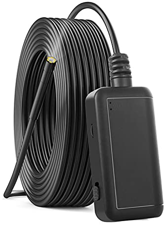 Irfora F220, endoscopio industriale, 5,5 mm, telecamera di ispezione WiFi, 6 LED, IP67, impermeabile, per smartphone iOS/Android
