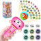 Lampe de Poche Projecteur pour Enfant,Lampe de poche pour enfants,Diapositive Projecteur Torches,Cadeaux Enfants (rose)