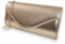 UShopUK Metallic Shiny Faux Leather Bridal Prom Wedding Evening Clutch Party Purse Hand Bag (Rose Gold)