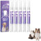 Thoquene 5 Stück Pet Oral Repair Gel Stift für Hunde, Reinigungsstift für Haustier Zahnbürsten, Zahnbürstenstift für Haustiere