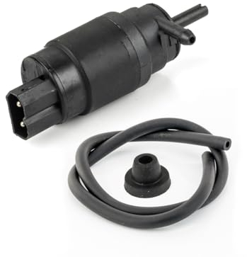 LST Scheibenwaschpumpe Waschwasserpumpe mit Schlauch Kompatibel mit BMW E24 E30 E31 E32 E34 E36 E38 E39