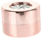MAGICLULU Kasten Schmuckkästchen Ringetui Für Den Antrag Tragbares Ringetui Ringorganisator Eheringhalter Schachteln Für Verlobungsringe Runde Kästen Schmuck-geschenkboxen Rose Gold Flanell