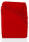 Spannbettlaken 140x200 cm Rot – Jersey, 100% Baumwolle, Gummizug – Bettlaken für Matratzen bis 30 cm Höhe, atmungsaktiv, weich & pflegeleicht