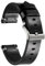 Berfine Rindsleder Uhrenarmband, Retro Handgemacht Vintage Quick Release Dick Leder Uhrenband mit Schnalle aus Edelstahl, Ersatzarmband für Smartwatch Damen Herren 18mm Schwarze