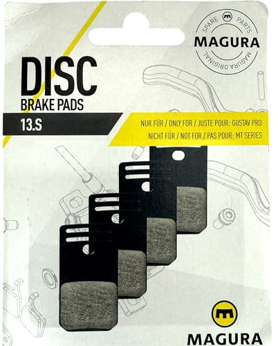 Original Magura Gustav Pro 2.0 Hydraulische Scheibenbremsen Disc Bremsbeläge 13.S Sport für MTB Ebike FR DH Lastenrad