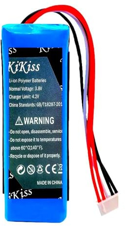 12000 mAh Ersatz-Akku, kompatibel mit Harman/Kardon Go Play, Go Play Mini mit Werkzeug-Kits, hohe Kapazität, Li-Ionen-Polymer-Lautsprecherakku