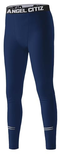 ANGEL CITIZ Kinder Jungen Kompressionshose Sportunterwäsche Fußball Trainingsanzüge Funktionsunterwäsche Leggings