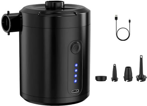 Xanorrg Pompes À Air Électrique sans Fil avec des Accessoires De Déflation D'inflation Rapide Adaptés À La Float Air Clats Activité Extérieure Pompes Électriques pour Le Jouet De La
