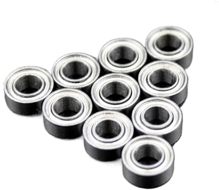 Lot de 10 roulements miniatures MR63 ZZ 3 x 6 2,5 mm, vitesse 0630, micro-roulement à billes MR63ZZ