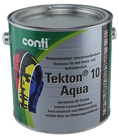 Conti Tekton 10 Aqua Holzlasur (2,5 Liter, Ebenholz)