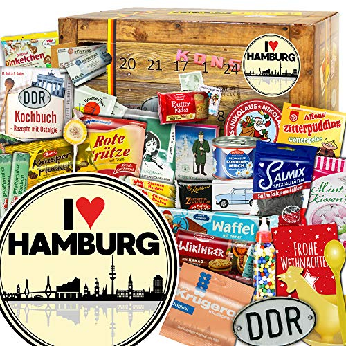 I love Hamburg/Ostalgie Adventskalender/Weihnachtskalender für Frauen 2024 2025