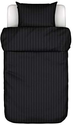 Marc O Polo Bettwäsche Jora Black 1 Bettbezug 155 x 220 cm + 1 Kissenbezug 80 x 80 cm