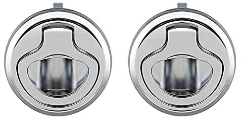 2pcs Pull Lock Möbelschlosser Möbelgriff Schloss für Camping Boot Wohnwagen Flush Hatch Locker Cabinet Pull Lift Hatch Fallenschloss