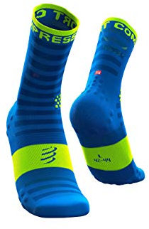 Compresssport - PRS V3 Ultralight Run High Calzini da corsa a mezza altezza - Ultra-leggeri - Supporto ottimale, comfort di fascia alta e gestione dell'umidità - Corsa, Triathlon e Multi-Attività