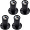 Klein LED Einbaustrahler 4 Stück 1W Mini led spot, 360° Schwenkbar, 230V 100lm Aluminium Deckenstrahler Deckenspots für Schrank, Flur, Galerien, Geschäfte