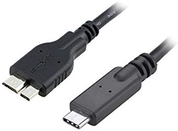 Bolwins B48S USB-C auf Micro-USB 3.0 Adapter, USB 3.1 Typ-C auf Micro-B Kabel, 30cm, für externe Festplatten, Schnellladung und Datenübertragung, robustes Design