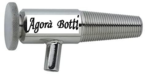 Rubinetto assaggiavino di Acciaio Inox per Botti da 30 a 200 Litri
