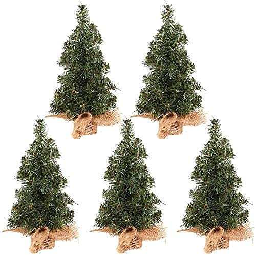 llxyzrzbhd Albero di Natale Moderno Albero di Natale Bianco Albero di Natale Piccolo Albero di Natale da Tavolo Albero da Ufficio per Decorazioni Natalizie con Base 907(Size:30cm)