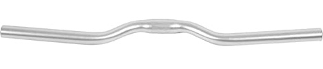 Ausla Fixed Gear Fahrradlenker, Aluminium Fahrradlenker Fahrrad Riser Lenker Lenker 25.4mmx520mm