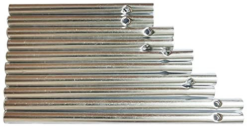 CHAMEEN 20 StüCk Windspiel RöHren Basteln Aluminiumrohr KlangstäBe FüR GartenzubehöR Metall AnhäNger Windspiele FüR DraußEn