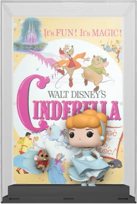 Funko Pop! Movie Poster: Disney - Cinderella - Vinyl-Sammelfigur - Geschenkidee - Offizielle Handelswaren - Spielzeug Für Kinder und Erwachsene - Modellfigur Für Sammler und Display